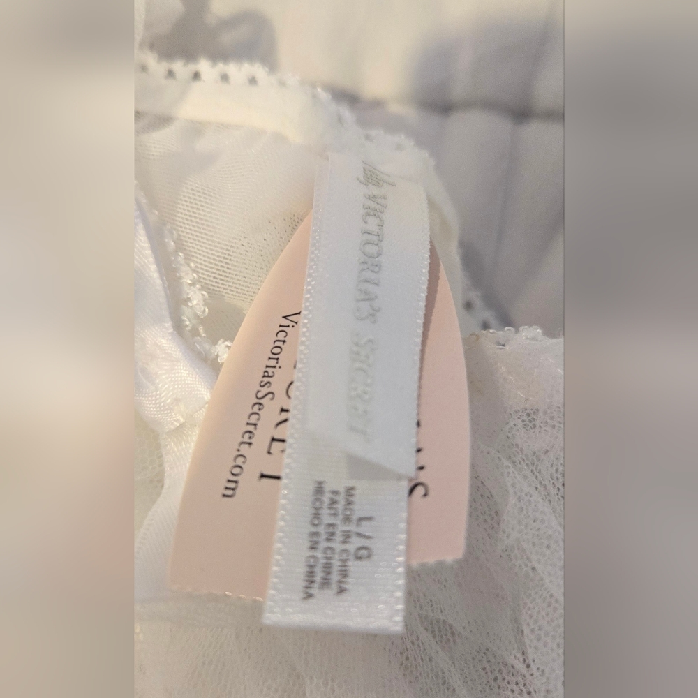 Victorias Secret sheer white babydoll from the "I Do" collection. - Picture 8 of 8